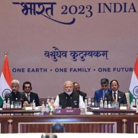 英国首相在G20峰会上与印度总理莫迪举行会晤，讨论双边合作和全球议题。